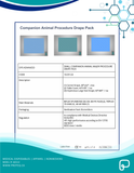 Companion Animal Procedure Drape Pack - Medium
