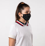 Black and White Stars Theme Kids Mask - Antibacterial Antimicrobial Fabric (Silver Ion)