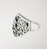 White and Green Camouflage Adult Reusable Protective Mask - Antibacterial Antimicrobial Fabric (Silver Ion)