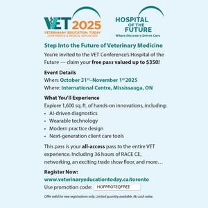 Step Into the Future of Veterinary Medicine at VET 2025
